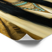 Egyptische Godin Maat Fantasy Art Poster (Hoek)