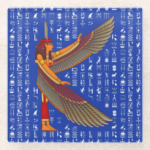 Egyptische Godin Maat Onderzetter