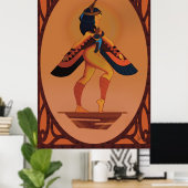 Egyptische Godin MAAT Poster (Thuiskantoor)