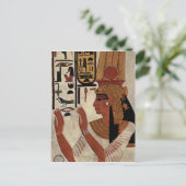 Egyptische godin Nefertari Briefkaart (Staand voorkant)