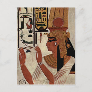 Egyptische godin Nefertari Briefkaart