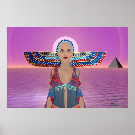 Egyptische Godin Poster (Voorkant)