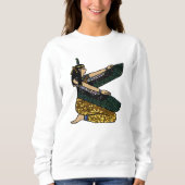 egyptische godin - vrouwen zweet trui (Voorkant)