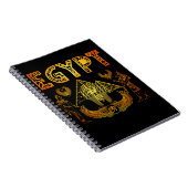 Egyptische Gods Pyramids King Egypt Farao Notitieboek (Rechterzijde)