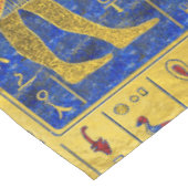 Egyptische gouden symbolen op Lapis Lazuli Tafelkleed (Gekanteld)