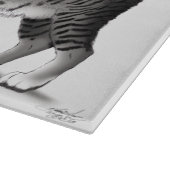 Egyptische Grijze Tabby Cat Snijplank (Hoek)