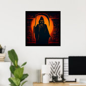 Egyptische Grim Reaper Halloween 1 Poster (Thuiskantoor)