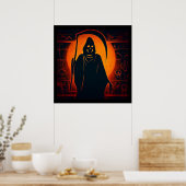 Egyptische Grim Reaper Halloween 1 Poster (Keuken)