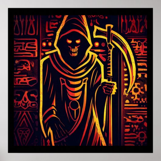 Egyptische Grim Reaper Halloween 3 Poster (Voorkant)