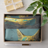 Egyptische Groene Gouden Kat Ontkoppeling Tissuepapier (Geschenk)