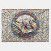 Egyptische Grote Sfinx - Mozaïekkunst Deken (Voorkant)