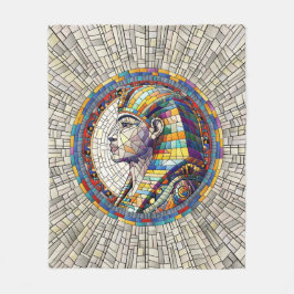 Egyptische Grote Sfinx - Mozaïekkunst Fleece Deken