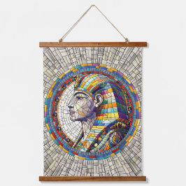 Egyptische Grote Sfinx - Mozaïekkunst Hangend Wandkleed