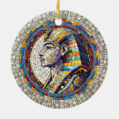 Egyptische Grote Sfinx - Mozaïekkunst Keramisch Ornament (Achterkant)