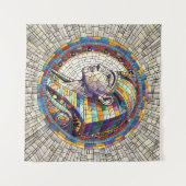 Egyptische Grote Sfinx - Mozaïekkunst Wandkleed (Voorkant (horizontaal))