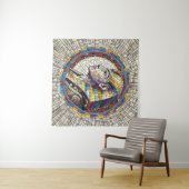 Egyptische Grote Sfinx - Mozaïekkunst Wandkleed (In Situ (horizontaal))