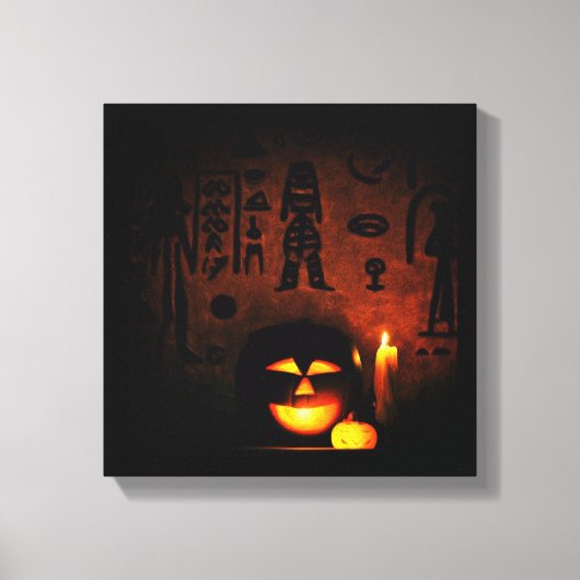 Egyptische Halloween 1 Canvas Afdruk (Voorkant)