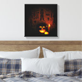 Egyptische Halloween 1 Canvas Afdruk (Insitu (Slaapkamer))