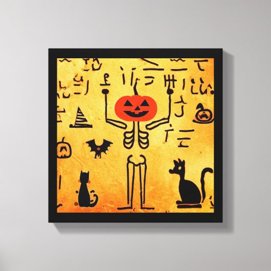 Egyptische Halloween 4 Canvas Afdruk (Voorkant)