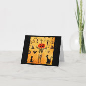 Egyptische Halloween 4 Kaart (Voorkant)