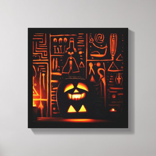 Egyptische Halloween 6 Canvas Afdruk (Voorkant)