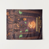 Egyptische Halloween-achtergrond Wandkleed (Voorkant (horizontaal))