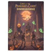 Egyptische Halloween klembord (Achterkant)