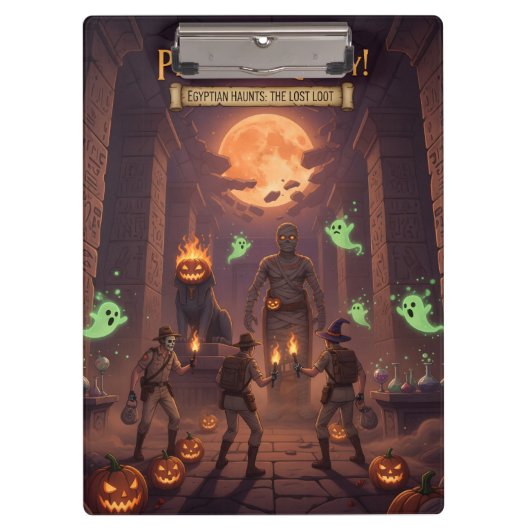 Egyptische Halloween klembord (Voorkant)