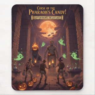 Egyptische Halloween-muisvloer Muismat