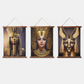Egyptische hangende tapestry hangend wandkleed (Driedubbel)