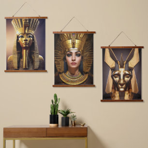 Egyptische hangende tapestry hangend wandkleed