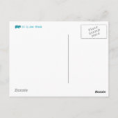 Egyptische Happy Hippo Briefkaart (Achterkant)