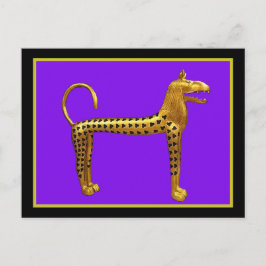 Egyptische heilzame sculptuur, briefkaart