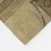 EGYPTISCHE HEIROGLYPHICS FLEECE DEKEN (Hoek)