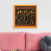 Egyptische Heksen Halloween 4 Canvas Afdruk (Insitu (Woonkamer))