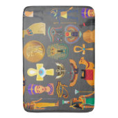 Egyptische Hiërarchie voor Symbool Patroon Badmat (Voorkant Verticaal)
