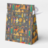 Egyptische Hiërarchie voor Symbool Patroon Bedankdoosjes (Achterkant)