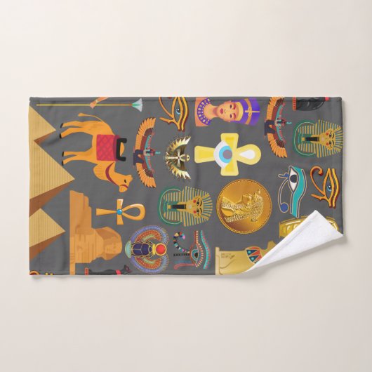 Egyptische Hiërarchie voor Symbool Patroon Handdoek (Handdoek)