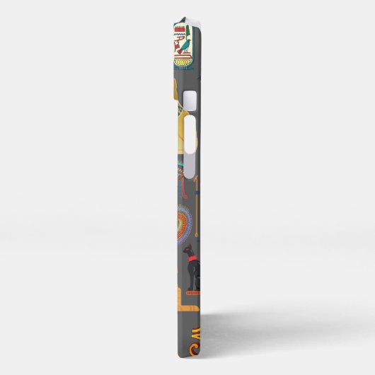 Egyptische Hiërarchie voor Symbool Patroon iPhone Hoesje (Linkerkant)
