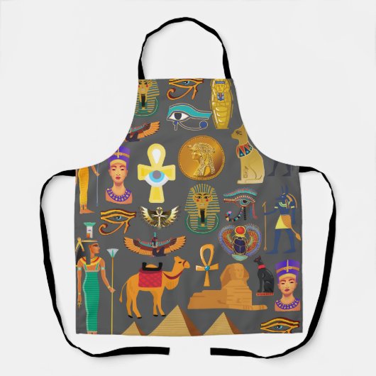 Egyptische Hiërarchie voor Symbool Patroon Schort (Voorkant)