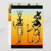 Egyptische hiërogliefen (Voorkant / Achterkant)