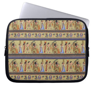 Egyptische hiërogliefen 10" Elektronicabeschermer Laptop Sleeve