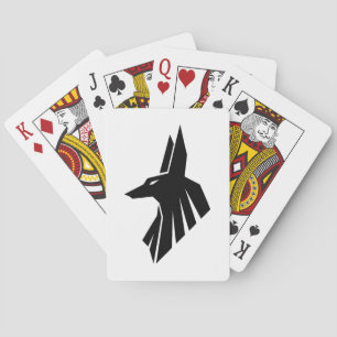 Egyptische hiërogliefen - Anubis Pokerkaarten