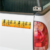 Egyptische hiërogliefen Bumpersticker (Op Truck)