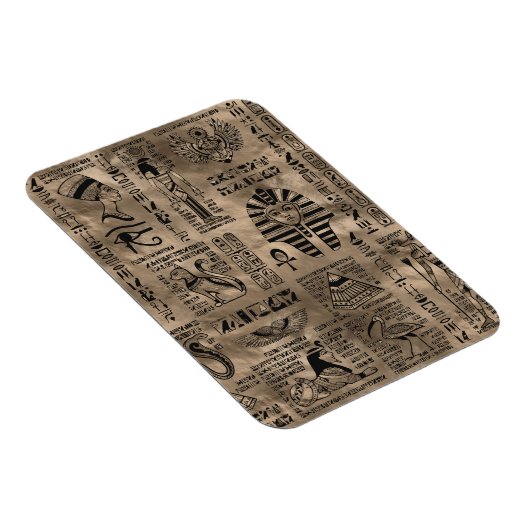 Egyptische hiërogliefen en goddelheden - Luxury Go Magneet (Rechterzijde)