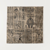 Egyptische hiërogliefen en goddelheden - Luxury Go Wandkleed (Voorkant)