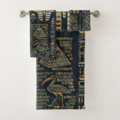 Egyptische hiërogliefen en godheden - Abalone en g Bad Handdoek (Insitu)