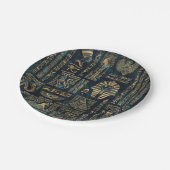 Egyptische hiërogliefen en godheden - Abalone en g Papieren Bordje (Gekanteld)