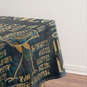 Egyptische hiërogliefen en godheden - Abalone en g Tafelkleed (Voorbeeld)