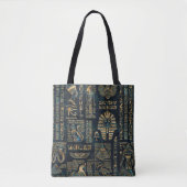 Egyptische hiërogliefen en godheden - Abalone en g Tote Bag (Voorkant)